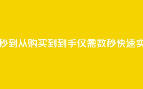 发卡网秒到 - 发卡网秒到：从购买到到手仅需数秒，快速实现你的需求！~ 第1张